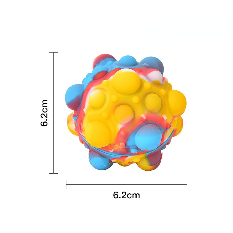 Juguete de silicona de bola de descompresión pionera de desratización al por mayor